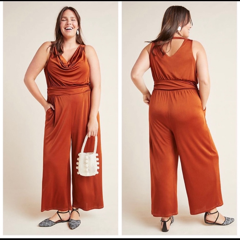 NWT Maeve Anthropologie Enchantment Jumpsuit 3X